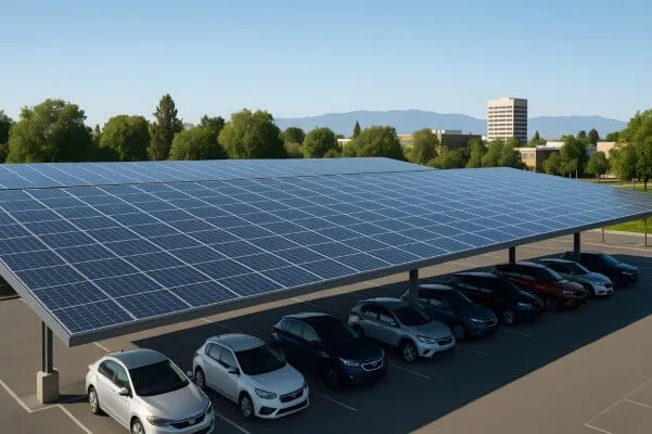 駐車場カーポート型発電